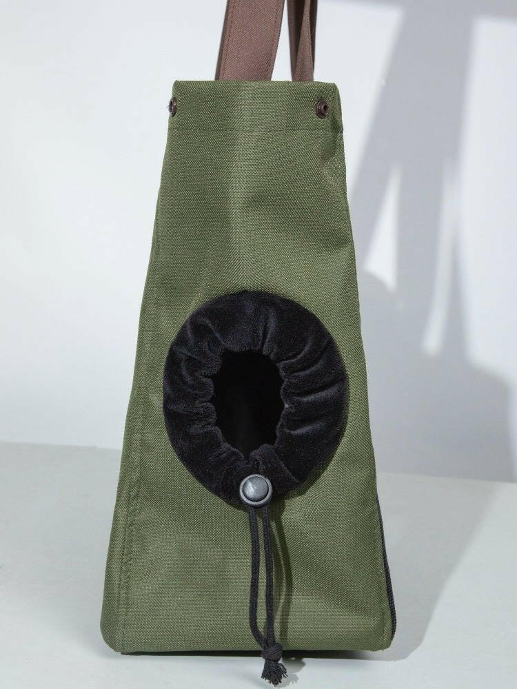 Colorblock Shoulder Pet Carrier – Lightweight & Breathable Bag for Small Pets - Paw Charge
